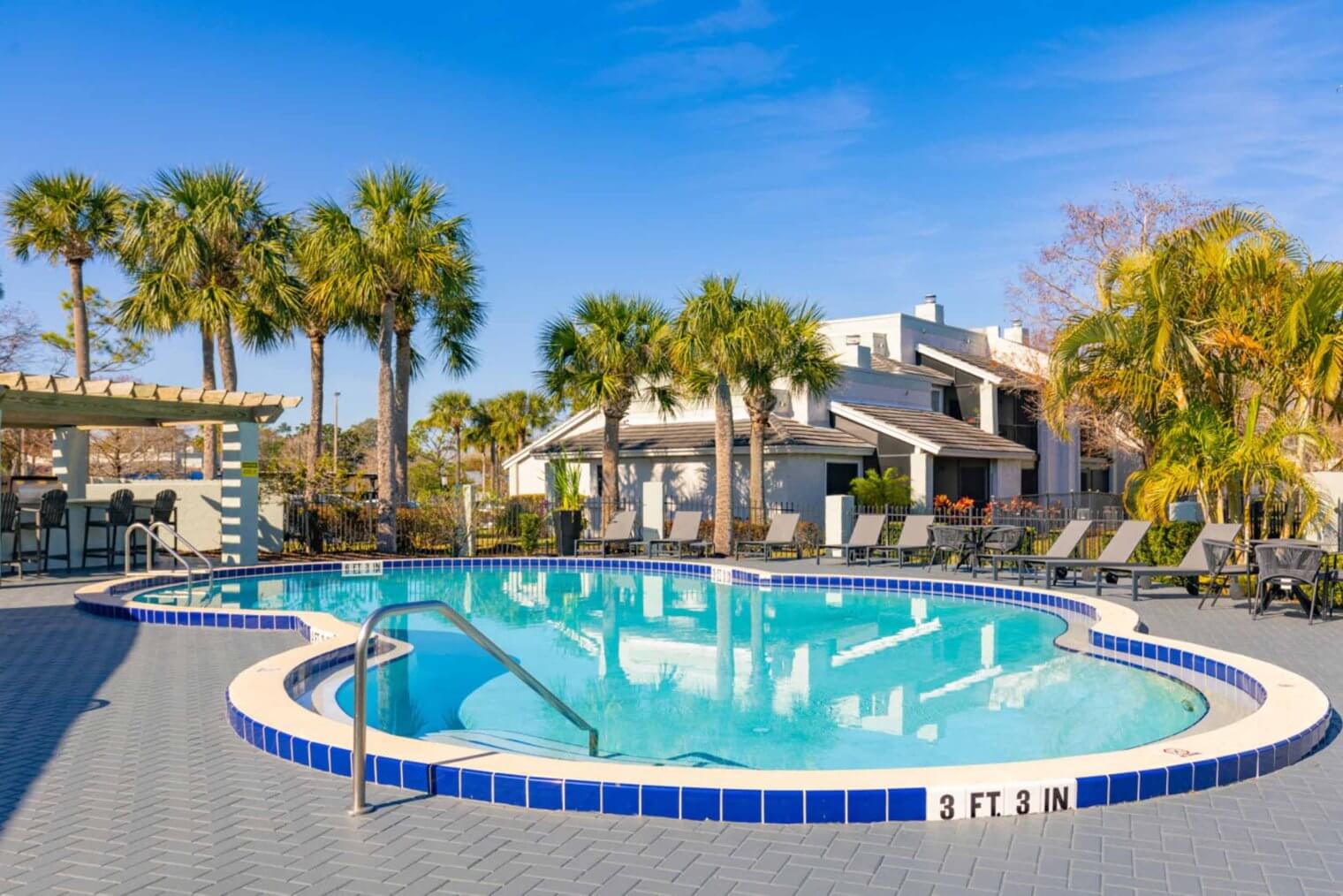 pool at melbourne apartments villas at blue cove