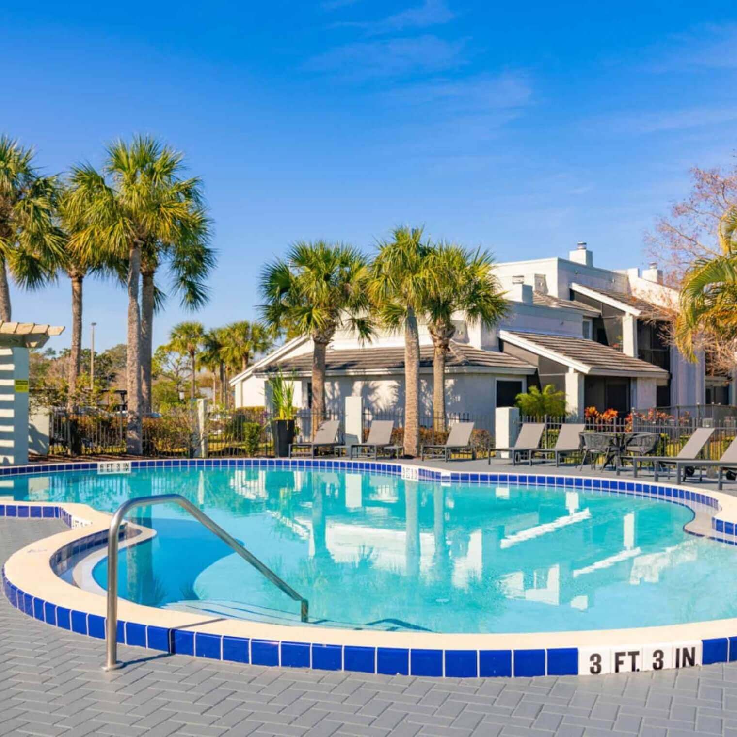 pool at pet-friendly melbourne fl apartments